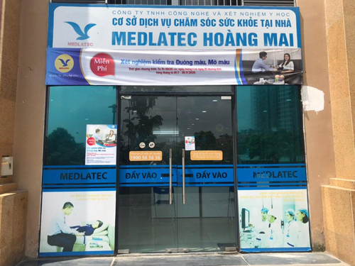 Văn phòng lấy mẫu MEDLATEC Hoàng Mai